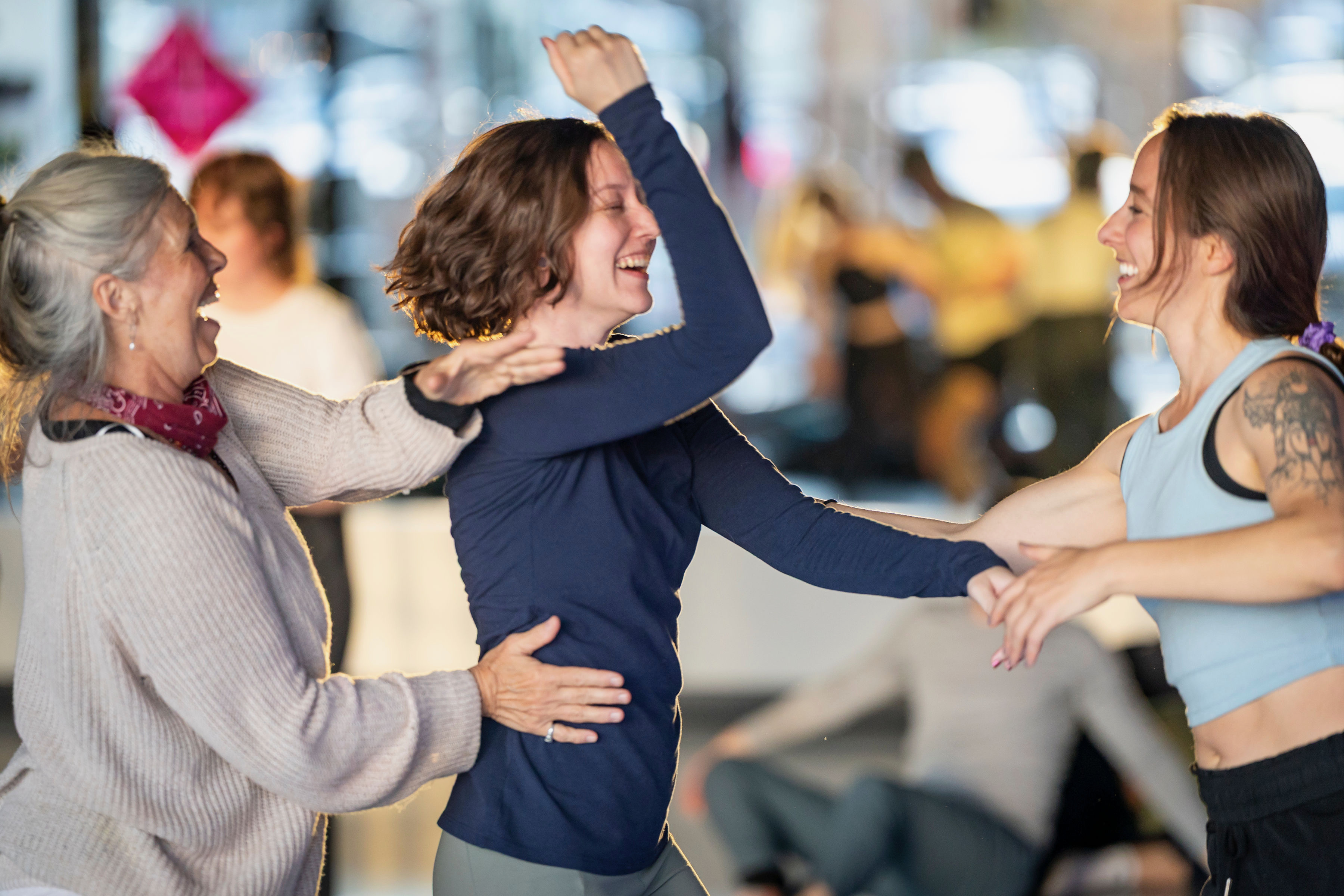 Denver Contact Improv community dancing